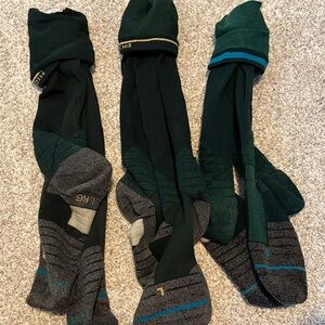 Dark Green Athletic Socks- worn for baseball
